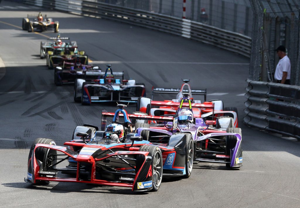 Formula E racing