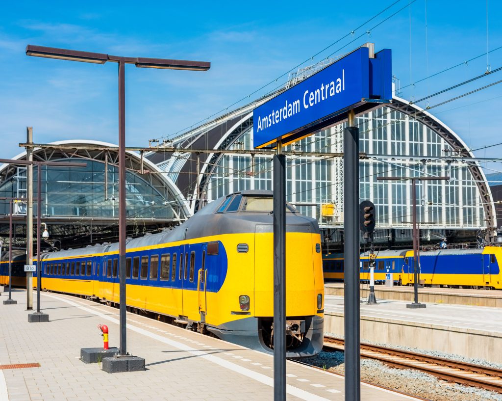 Train station in Amsterdam